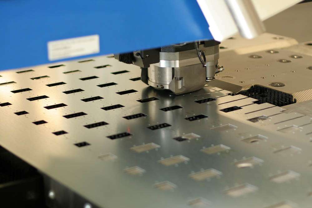 High precision CNC sheet metal stamping and punching